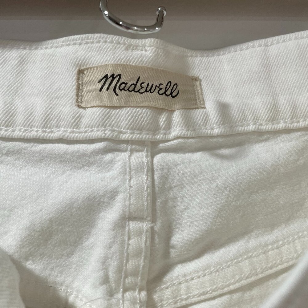 Madewell white jeans, size 29